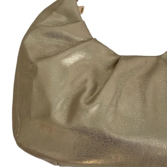 INC International Concepts Bag Purse KJ Gold Hobo Crescent Medium Handbag Bag - Picture 11 of 13